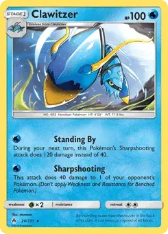 Clawitzer Forbidden Light