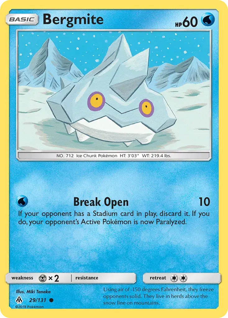 Bergmite Forbidden Light 29