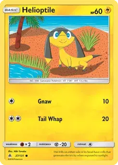 Helioptile Forbidden Light