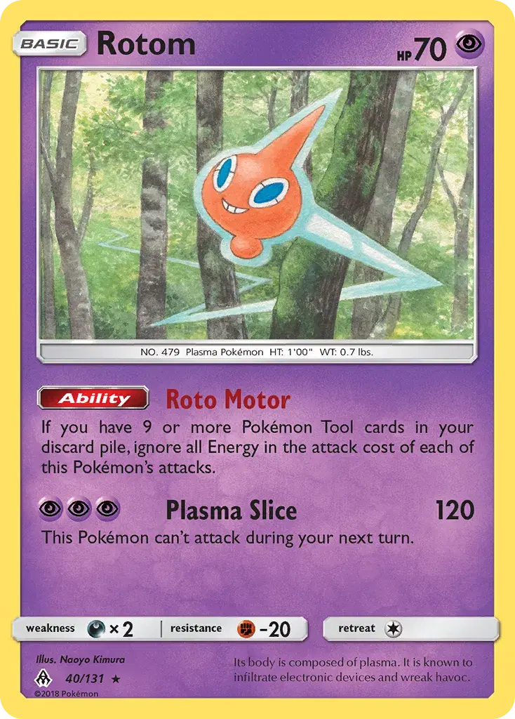 Rotom Forbidden Light 40