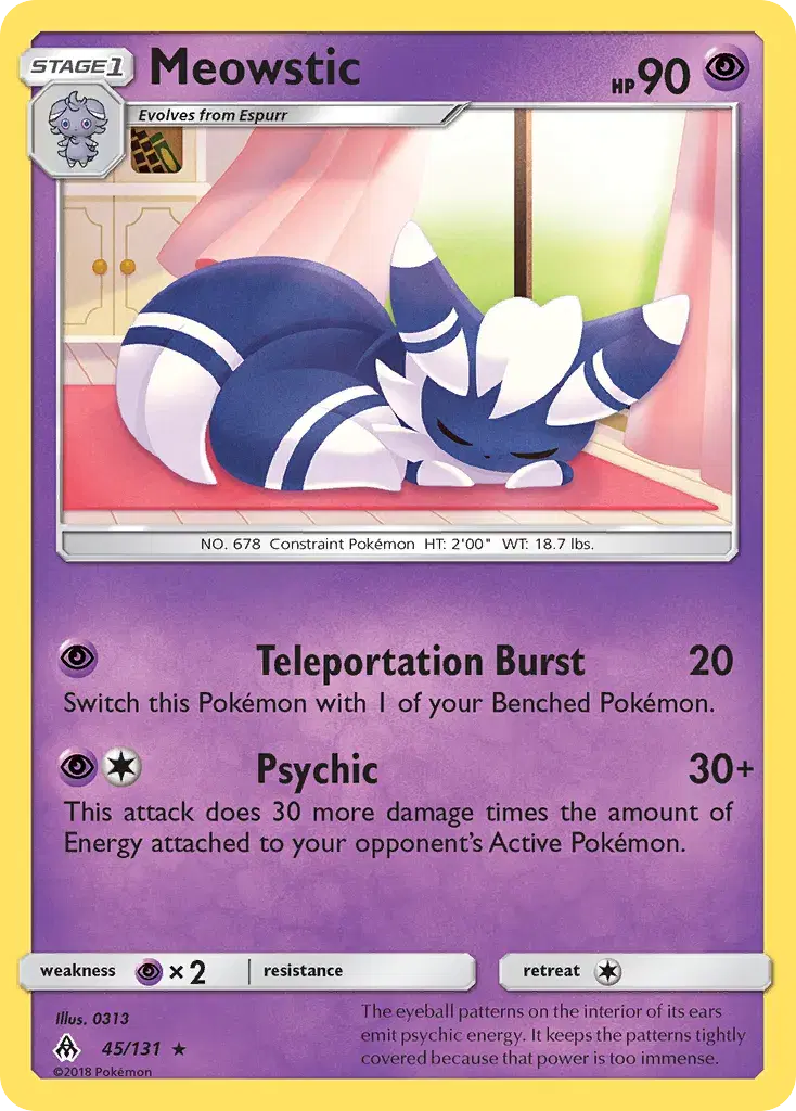 Meowstic Forbidden Light 45