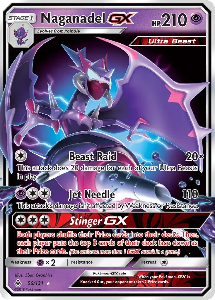 Naganadel-GX Forbidden Light 56
