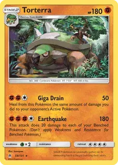 Torterra Forbidden Light