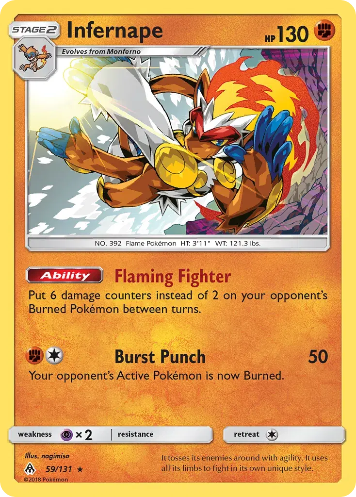 Infernape Forbidden Light 59