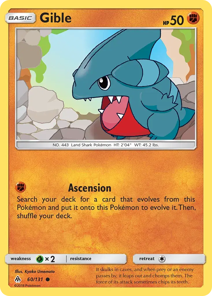 Gible Forbidden Light 60