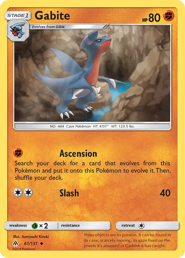 Gabite Forbidden Light 61