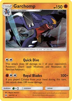 Garchomp Forbidden Light