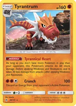 Tyrantrum Forbidden Light