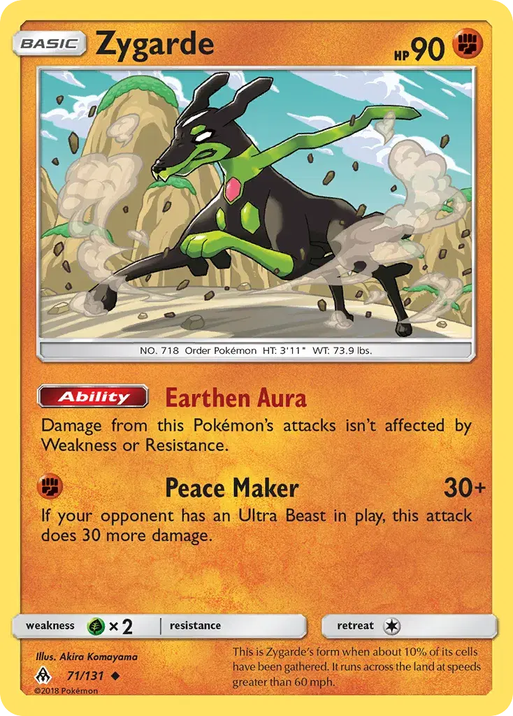 Zygarde Forbidden Light 71