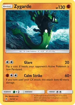 Zygarde Forbidden Light