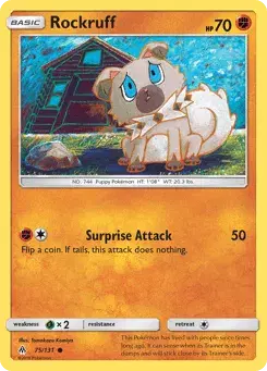 Rockruff Forbidden Light