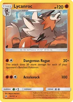Lycanroc Forbidden Light