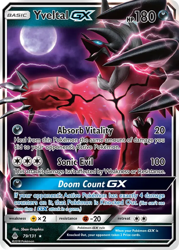 Yveltal-GX Forbidden Light 79
