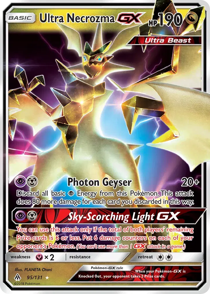 Ultra Necrozma-GX Forbidden Light 95