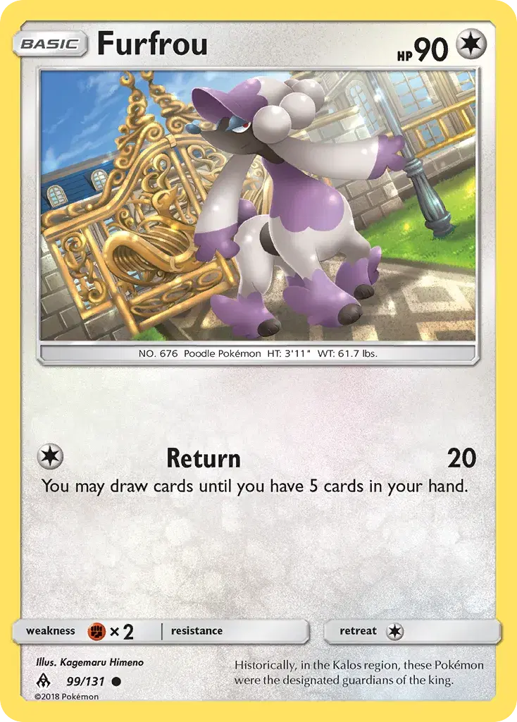 Furfrou Forbidden Light 99