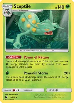 Sceptile Celestial Storm