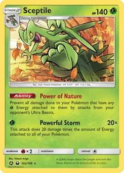 Sceptile Celestial Storm
