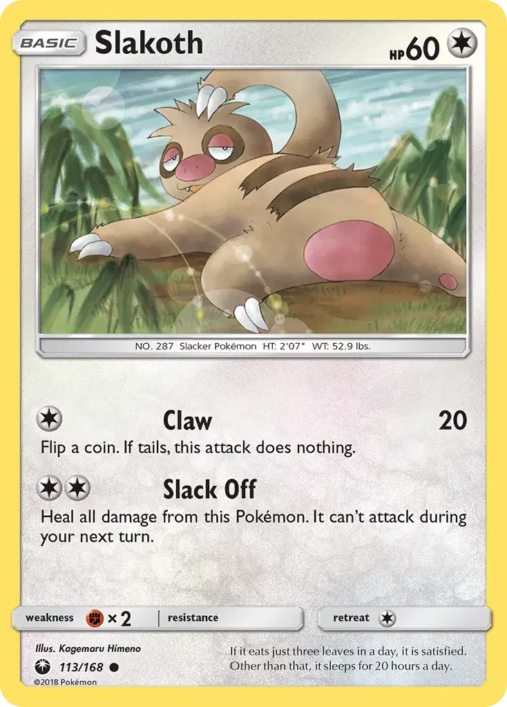 Slakoth Celestial Storm 113