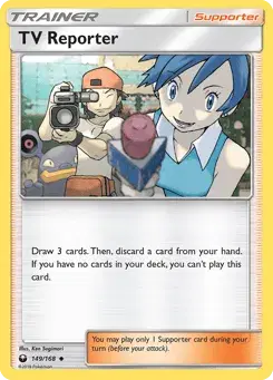 TV Reporter Celestial Storm
