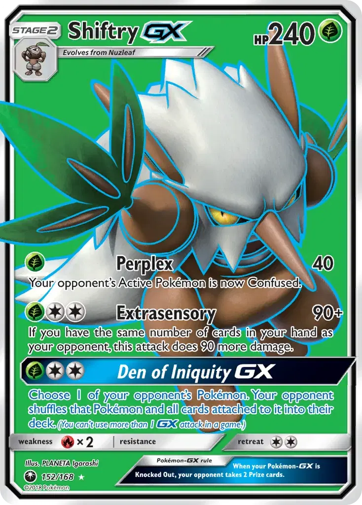 Shiftry-GX Celestial Storm 152