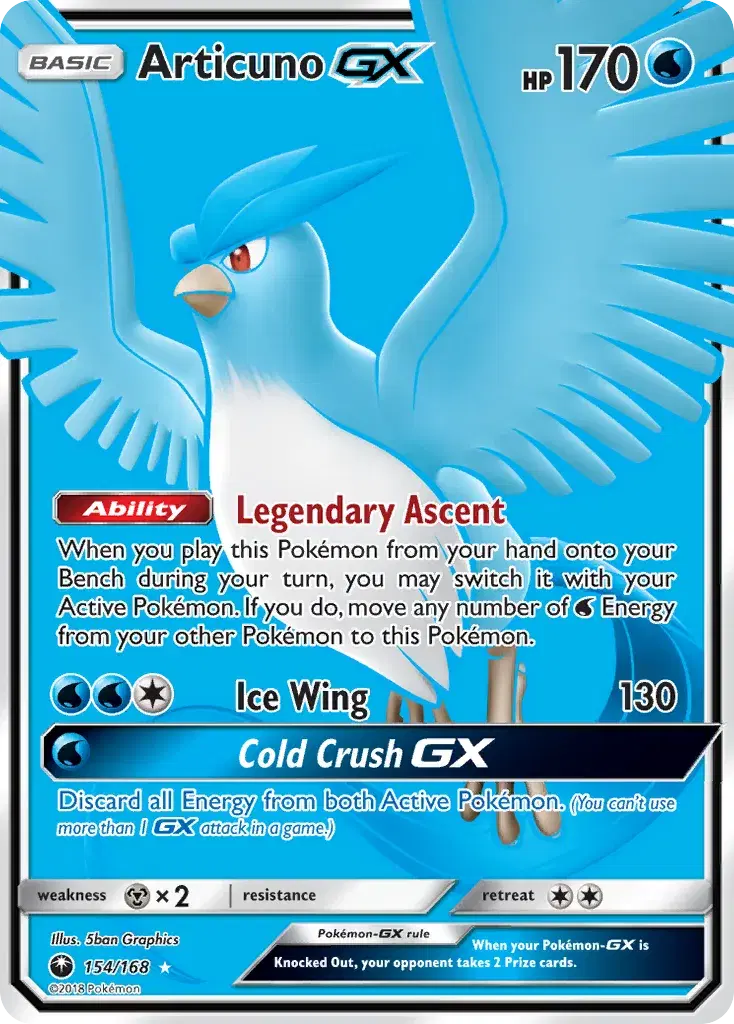 Articuno-GX Celestial Storm 154