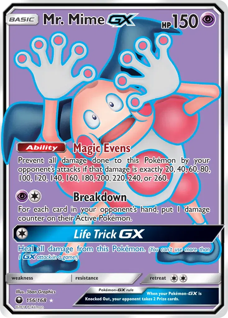Mr. Mime-GX Celestial Storm 156