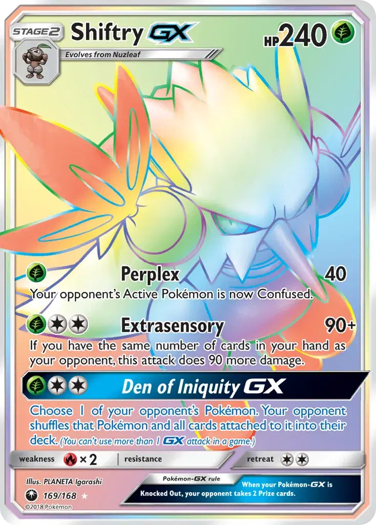 Shiftry-GX Celestial Storm 169
