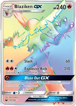 Blaziken-GX Celestial Storm