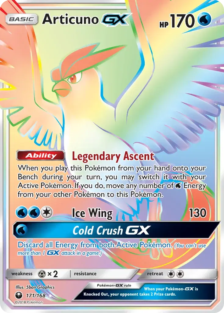 Articuno-GX Celestial Storm 171