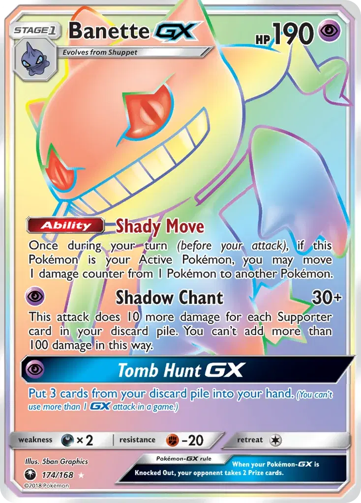 Banette-GX Celestial Storm 174