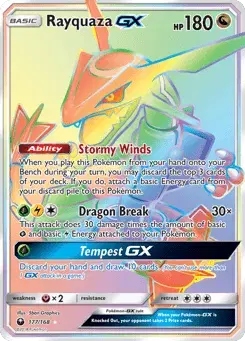Rayquaza-GX Celestial Storm