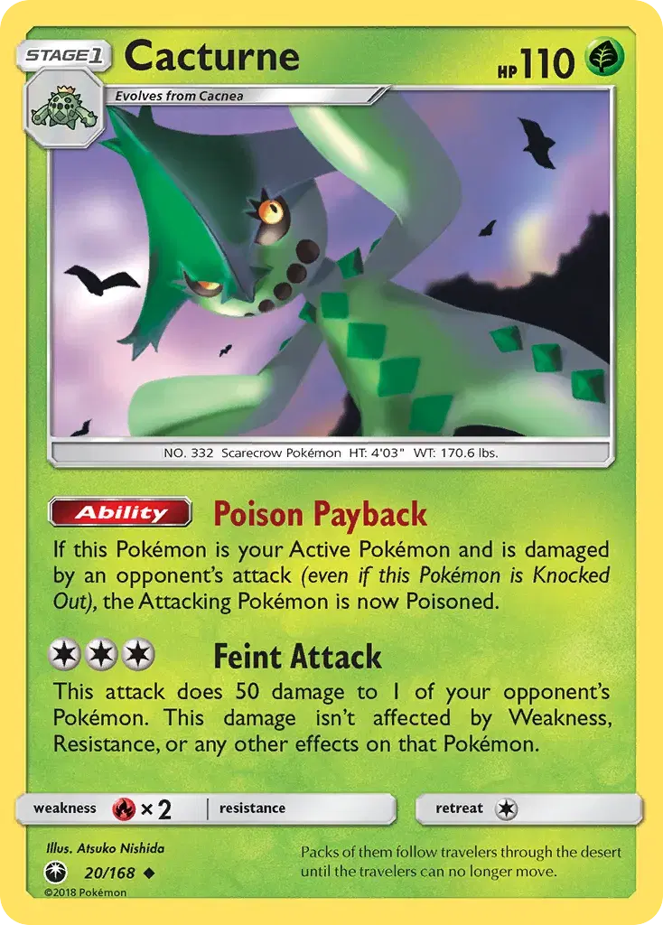 Cacturne Celestial Storm 20