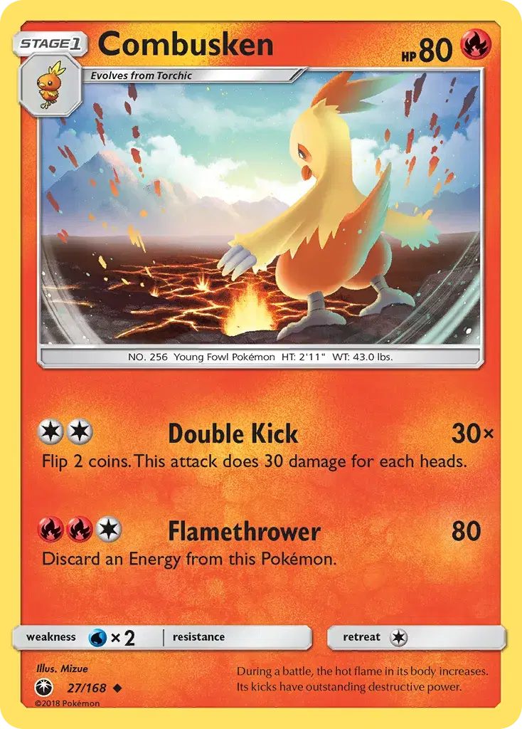 Combusken Celestial Storm 27