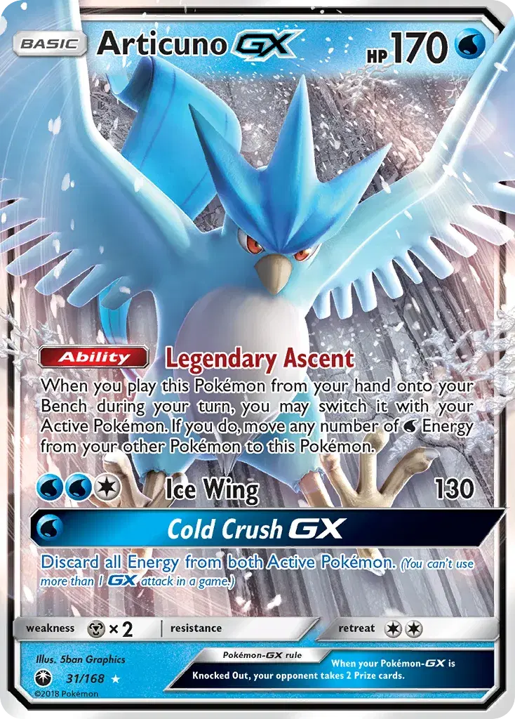 Articuno-GX Celestial Storm 31