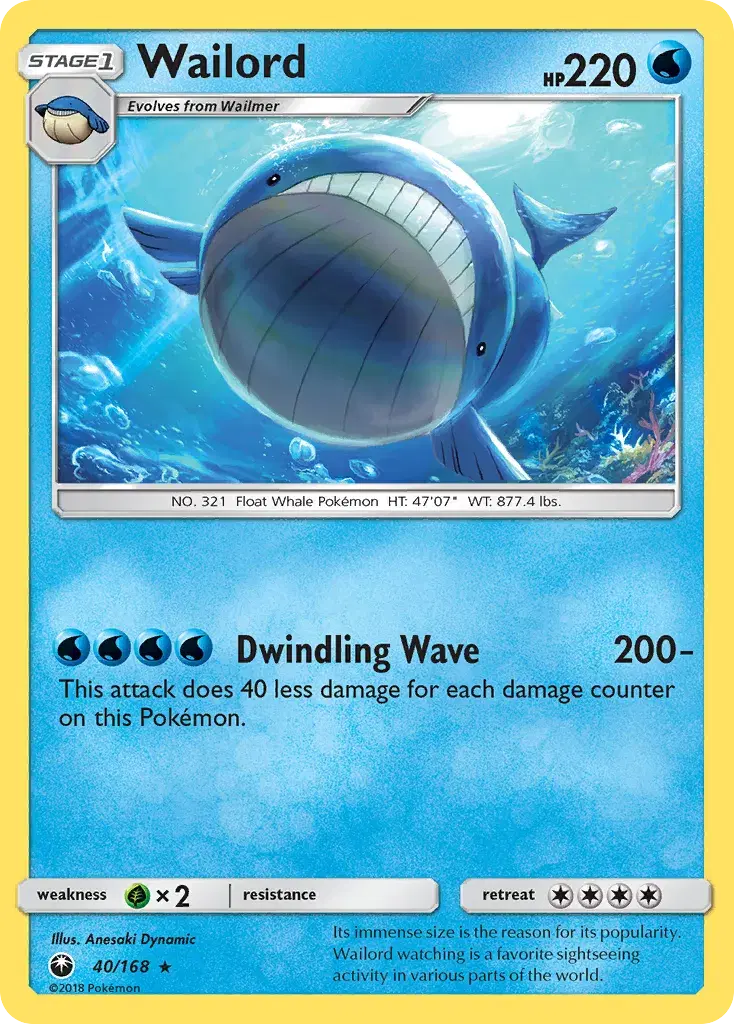Wailord Celestial Storm 40