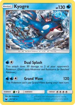 Kyogre Celestial Storm