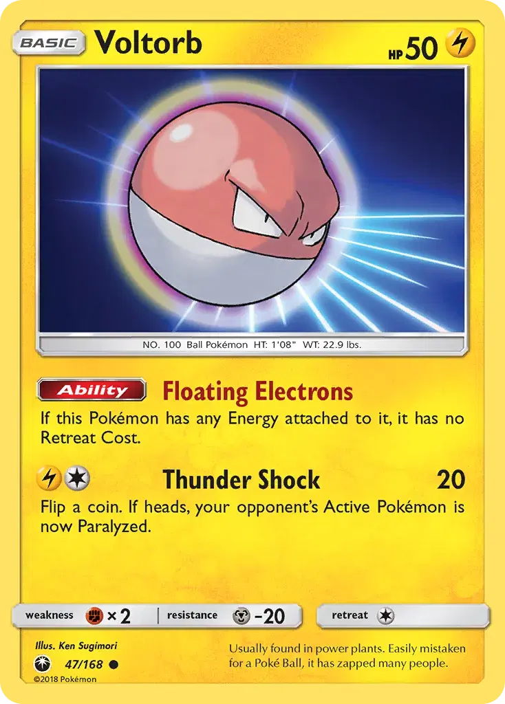 Voltorb Celestial Storm 47