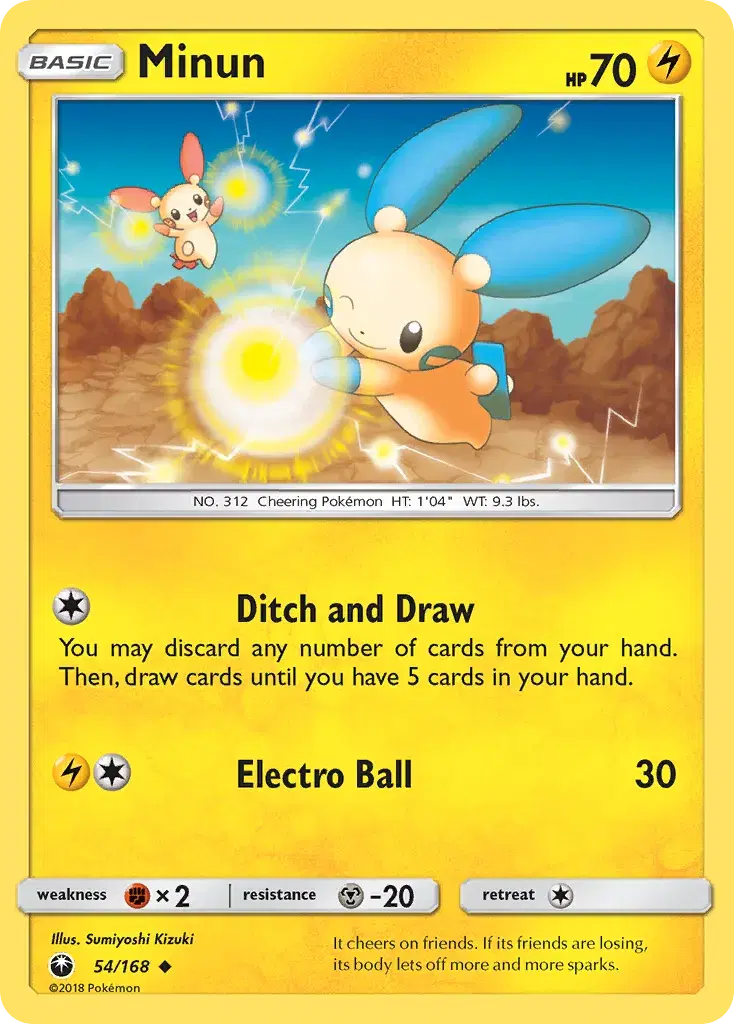 Minun Celestial Storm 54