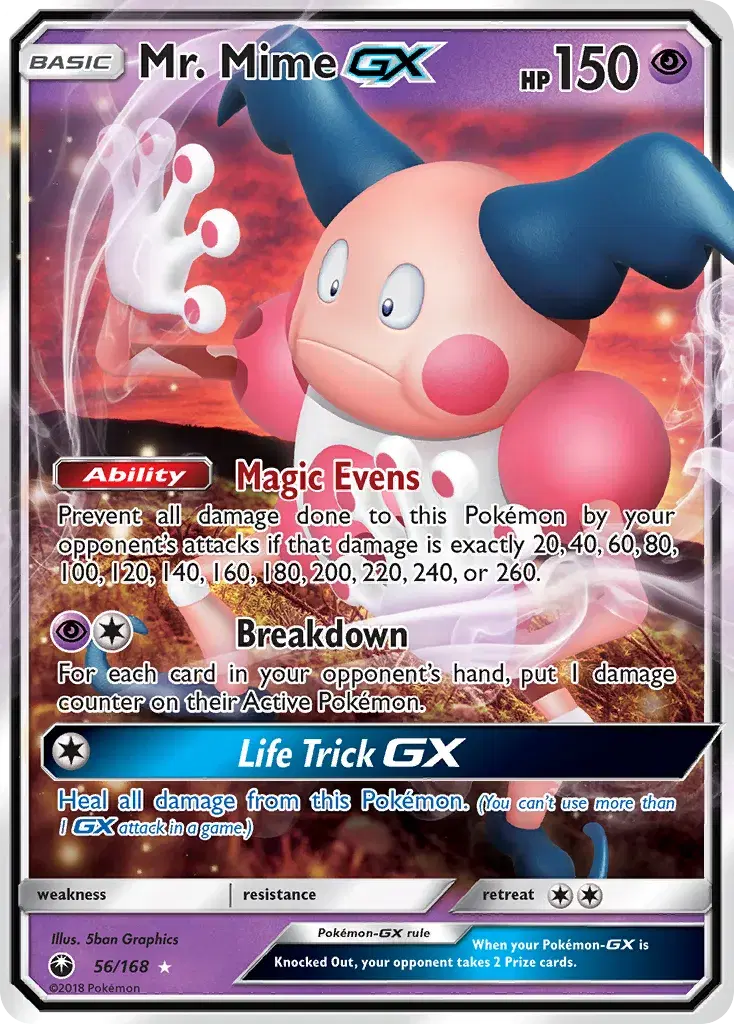 Mr. Mime-GX Celestial Storm 56