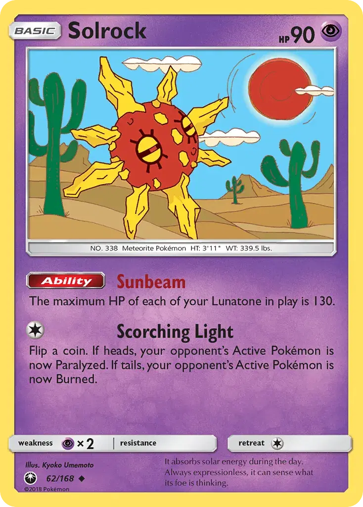 Solrock Celestial Storm 62