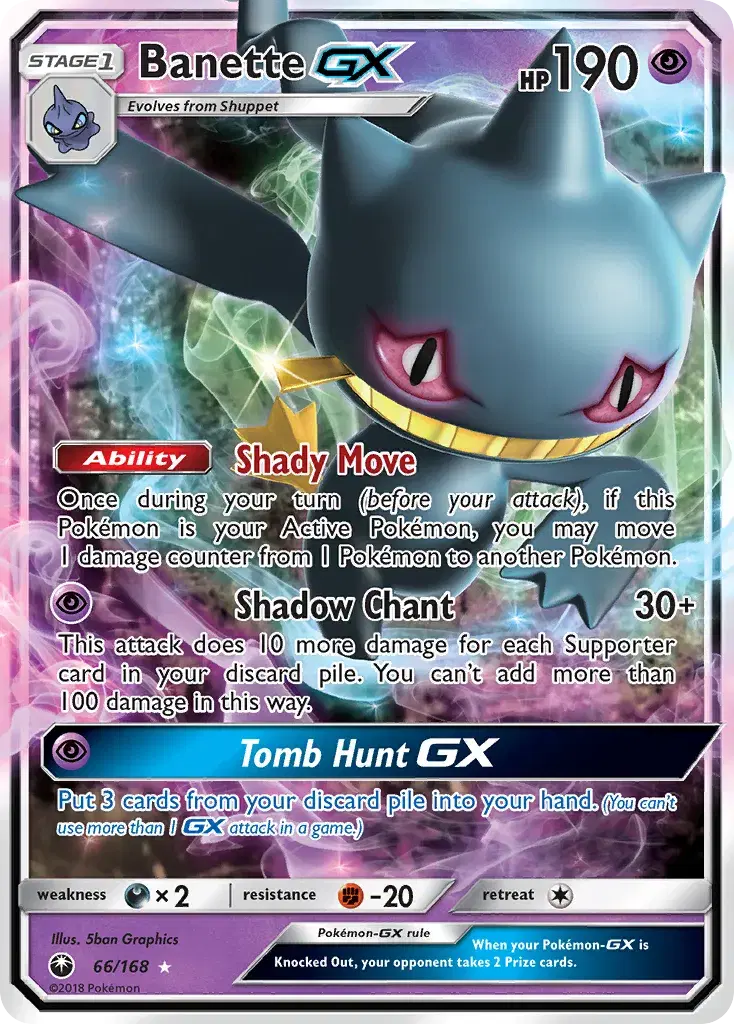 Banette-GX Celestial Storm 66