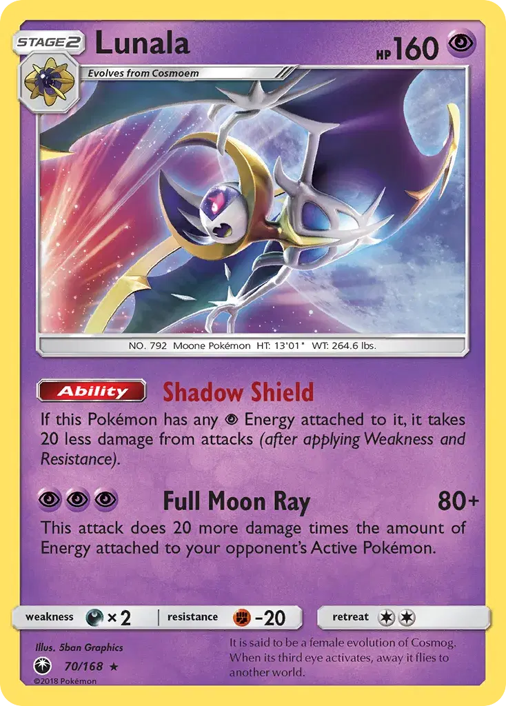 Lunala Celestial Storm 70