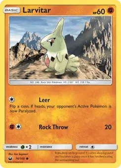Larvitar Celestial Storm