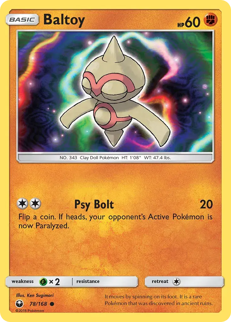 Baltoy Celestial Storm 78