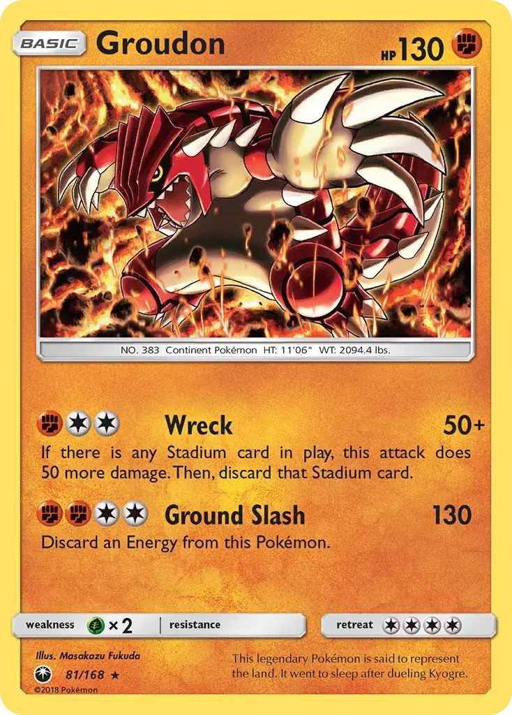 Groudon Celestial Storm 81