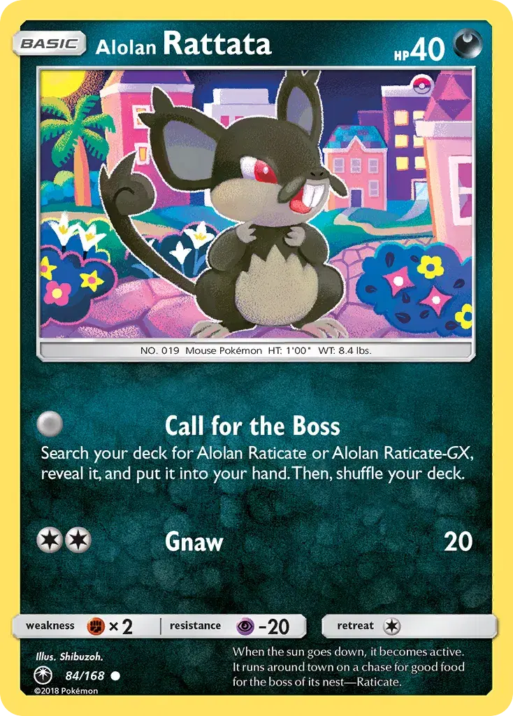 Alolan Rattata Celestial Storm 84