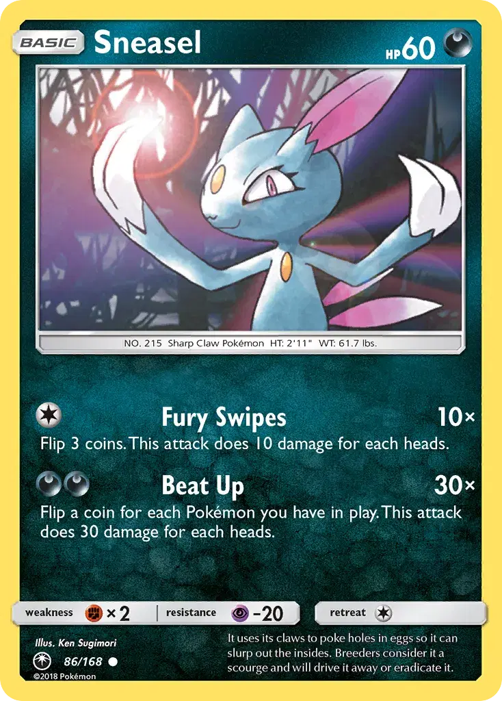 Sneasel Celestial Storm 86