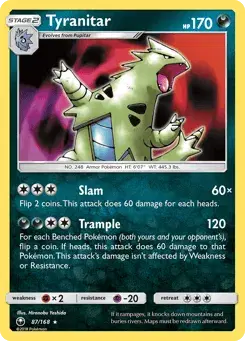 Tyranitar Celestial Storm