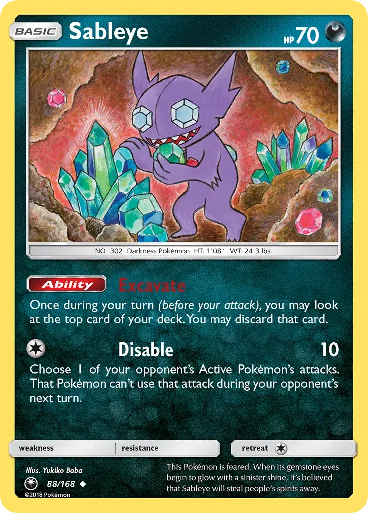 Sableye Celestial Storm 88