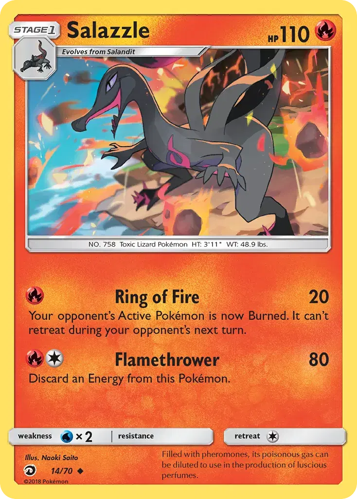 Salazzle Dragon Majesty 14